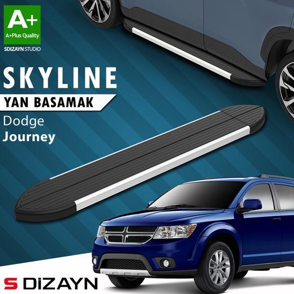 S-Dizayn Dodge Journey Skyline Aluminyum Yan Basamak 183 Cm 2008-2020 A+ Kalite - Image 1