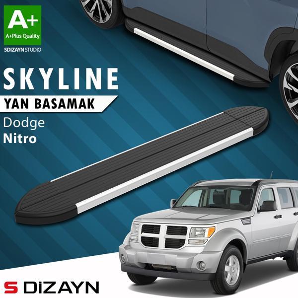 S-Dizayn Dodge Nitro Skyline Aluminyum Yan Basamak 153 Cm 2007-2012 A+ Kalite - Image 1