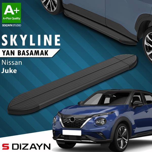 S-Dizayn Nissan Juke 2 Skyline Siyah Yan Basamak 173 Cm 2019 Üzeri A+ Kalite - Image 1