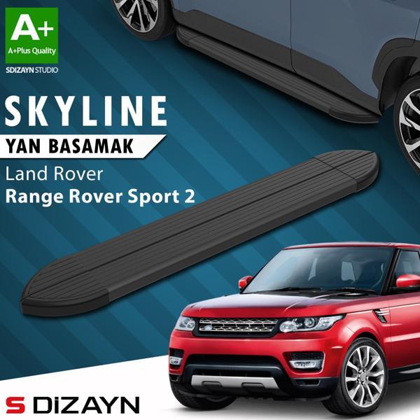 S-Dizayn Land Rover Range Rover Sport 2 Skyline Siyah Yan Basamak 193 Cm 2013-2022 A+ Kalite - Image 1