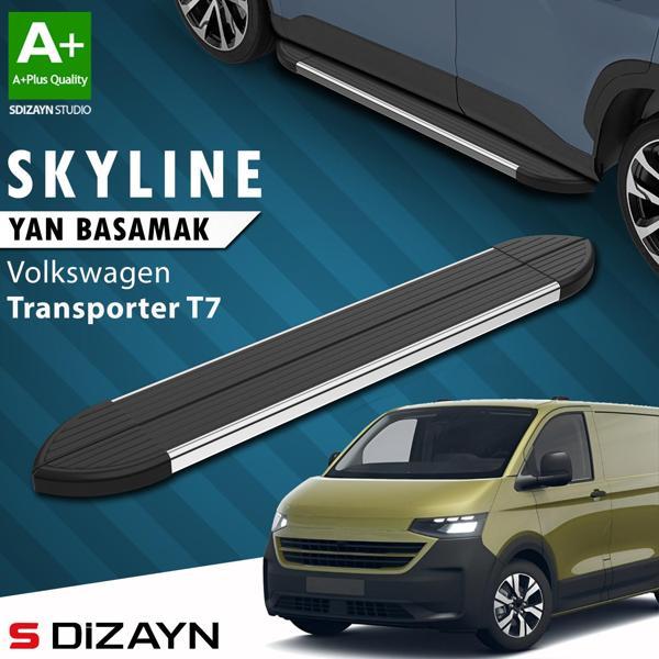 S-Dizayn VW Transporter T7 Skyline Krom Yan Basamak 223 Cm 2024 Üzeri A+ Kalite - Image 1
