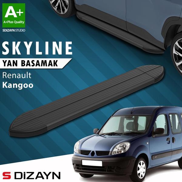 S-Dizayn Renault Kangoo Skyline Siyah Yan Basamak 183 Cm 1998-2007 A+ Kalite - Image 1