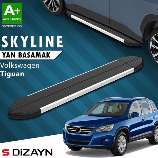 S-Dizayn VW Tiguan Skyline Aluminyum Yan Basamak 173 Cm 2007-2015 A+ Kalite - Image 1
