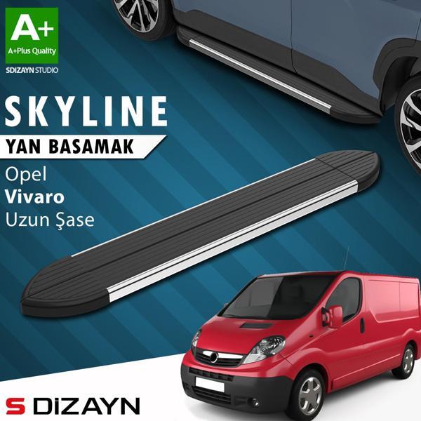 S-Dizayn Opel Vivaro A Uzun Şase Skyline Krom Yan Basamak 263 Cm 2001-2014 A+ Kalite - Image 1