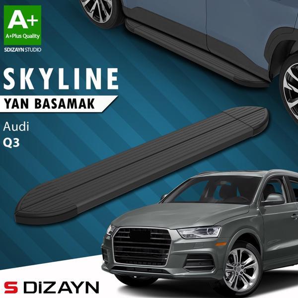 S-Dizayn Audi Q3 8U Skyline Siyah Yan Basamak 173 Cm 2011-2018 A+ Kalite - Image 1