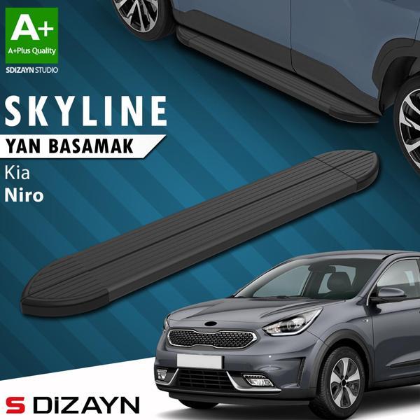 S-Dizayn Kia Niro Skyline Siyah Yan Basamak 183 Cm 2017 Üzeri A+ Kalite - Image 1