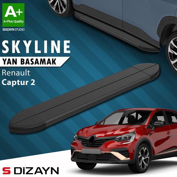 S-Dizayn Renault Captur 2 Skyline Siyah Yan Basamak 183 Cm 2020 Üzeri A+ Kalite - Image 1