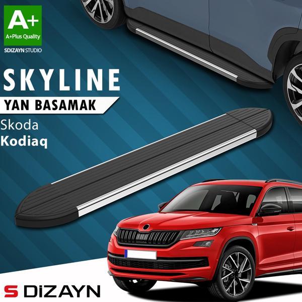S-Dizayn Skoda Kodiaq Skyline Krom Yan Basamak 193 Cm 2017-2023 A+ Kalite - Image 1