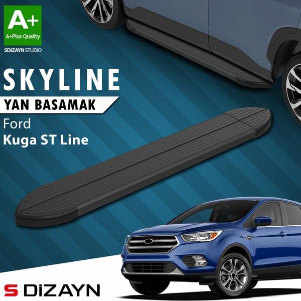 S-Dizayn Ford Kuga 2 ST-Line Skyline Siyah Yan Basamak 183 Cm 2017-2019 A+ Kalite - Image 1