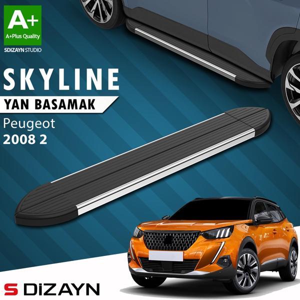 S-Dizayn Peugeot 2008 2 Skyline Krom Yan Basamak 183 Cm 2020 Üzeri A+ Kalite - Image 1