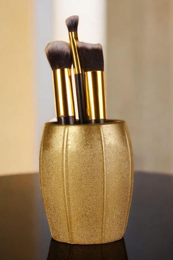 Makyaj Duzenleyici Makyaj Organizeri Makyaj Fırçalığı Makyaj Fırçası Altın Eskitme Renk Model 13 - Image 1