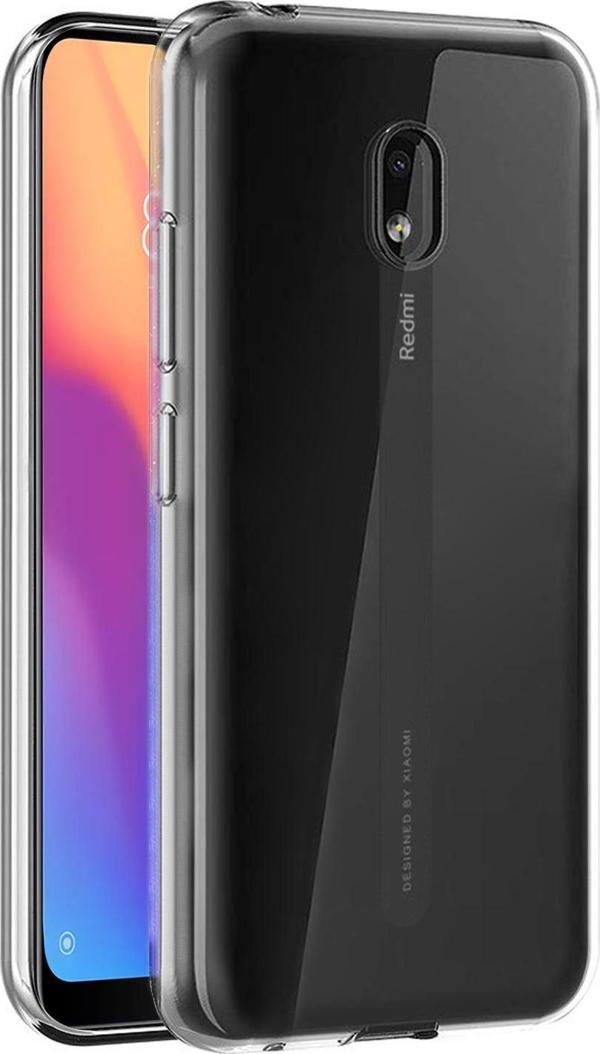 Microsonic Xiaomi Redmi 8A Kılıf Transparent Soft Beyaz - Image 1
