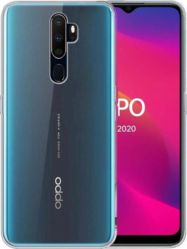 Microsonic Oppo A5 2020 Kılıf Transparent Soft Beyaz - Image 1