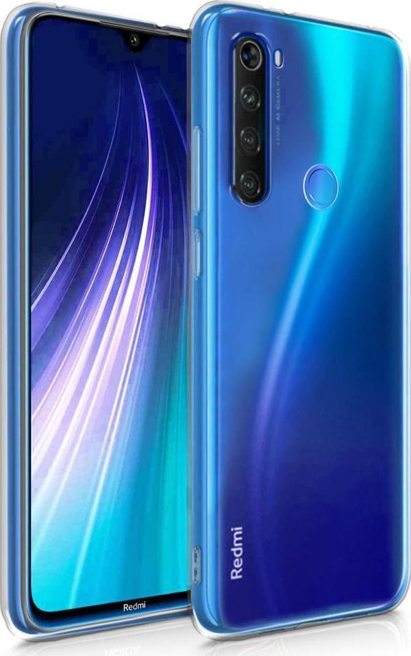 Microsonic Xiaomi Redmi Note 8 Kılıf Transparent Soft Beyaz - Image 1