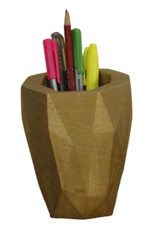 Kalemlik Altın Renk Masa Kalemliği Organizer Kalemlik Model 19 - Image 1