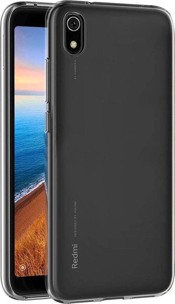 Microsonic Xiaomi Redmi 7A Kılıf Transparent Soft Beyaz - Image 1