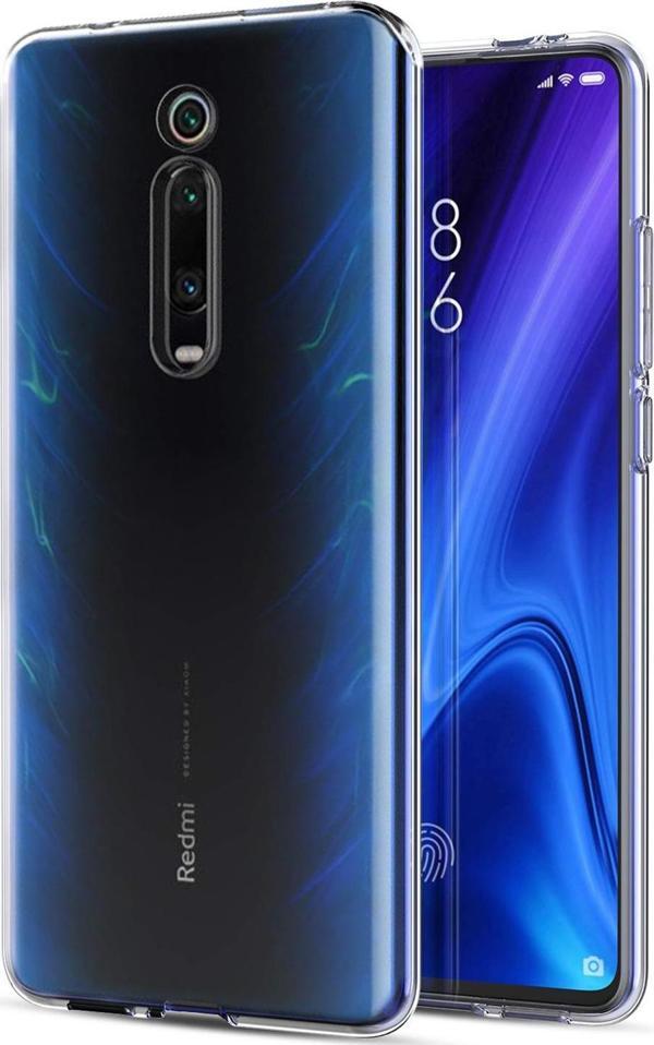 Microsonic Xiaomi Mi 9T Kılıf Transparent Soft Beyaz - Image 1