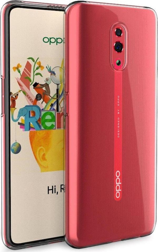 Microsonic Oppo Reno Kılıf Transparent Soft Beyaz - Image 1