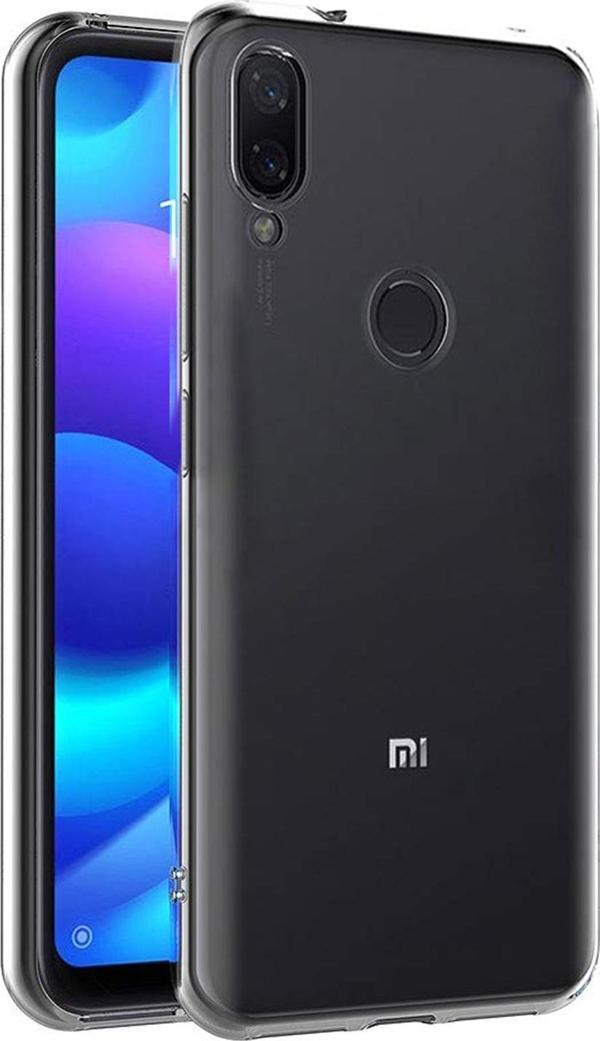 Microsonic Xiaomi Mi Play Kılıf Transparent Soft Beyaz - Image 1