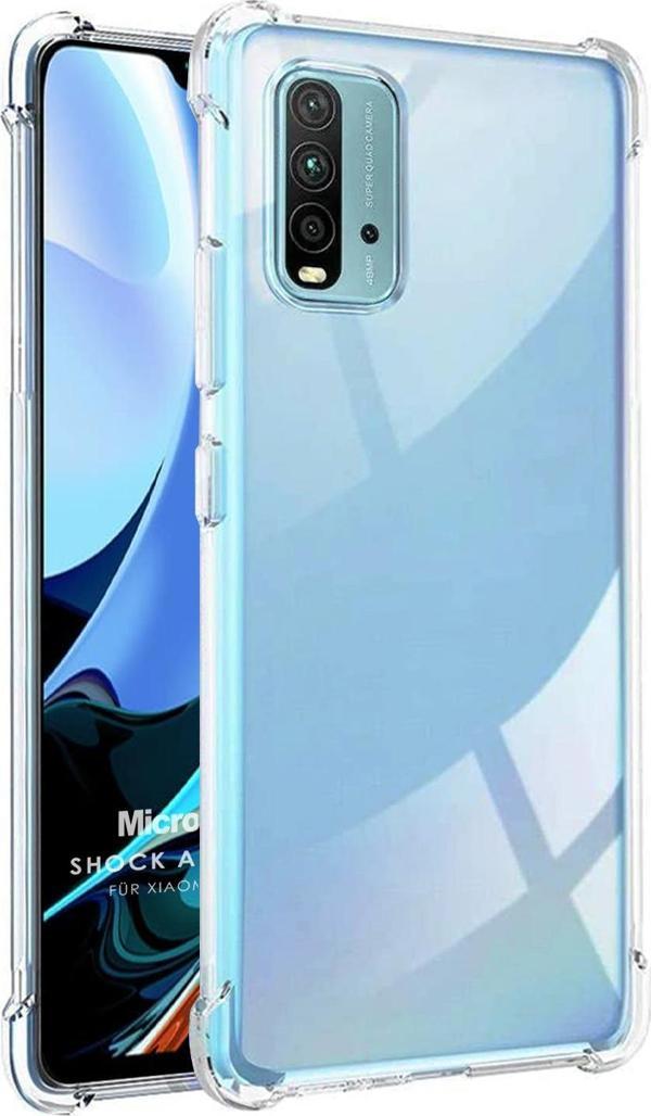 Microsonic Xiaomi Redmi 9T Kılıf Shock Absorbing Şeffaf - Image 1