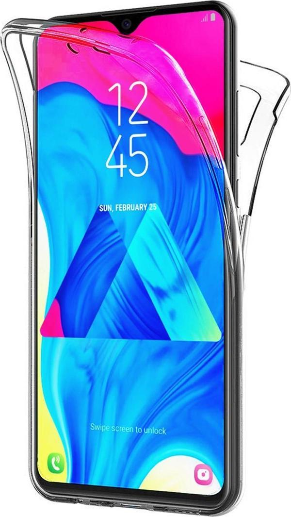 Microsonic Samsung Galaxy M10 Kılıf 6 tarafı tam full koruma 360 Clear Soft Şeffaf - Image 1