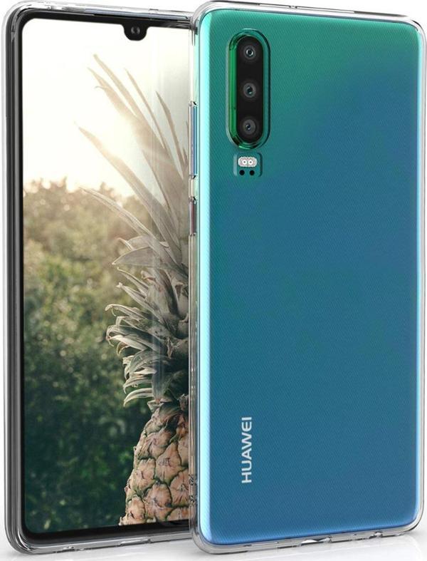 Microsonic Huawei P30 Kılıf Transparent Soft Beyaz - Image 1