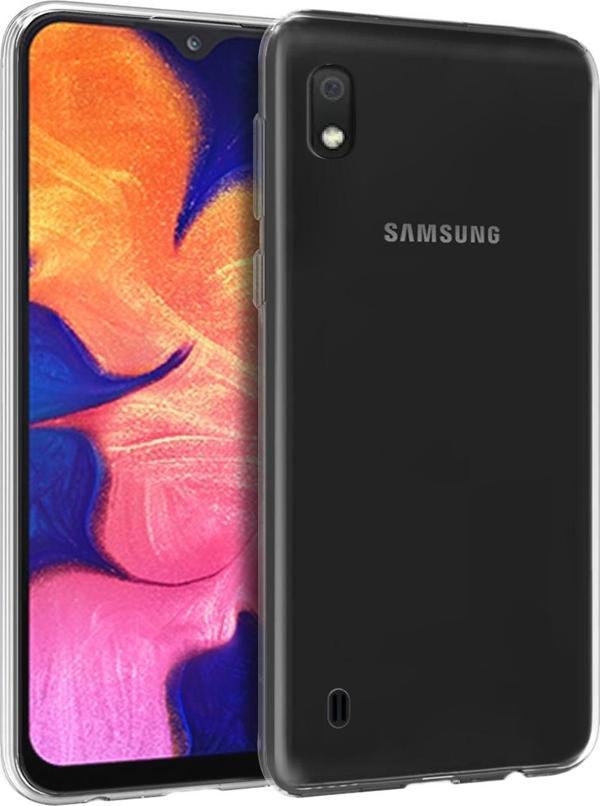 Microsonic Samsung Galaxy A10 Kılıf Transparent Soft Beyaz - Image 1