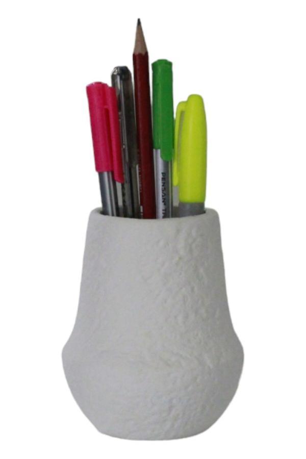 Kalemlik Beyaz Renk Masa Kalemliği Organizer Kalemlik Model 15 - Image 1