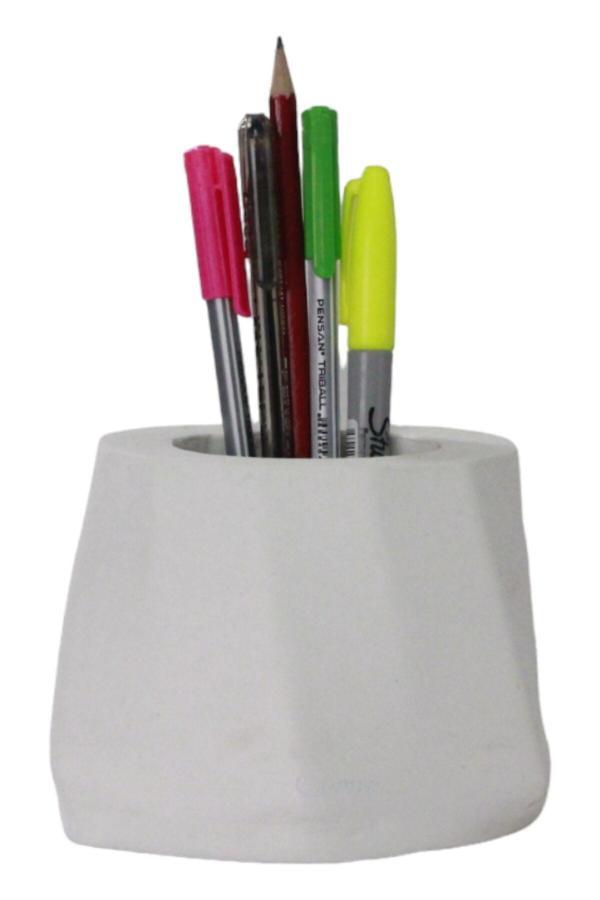 Kalemlik Beyaz Renk Masa Kalemliği Organizer Kalemlik Model 17 - Image 1