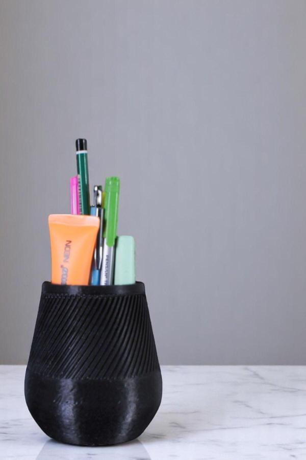 Kalemlik Masa Kalemliği Organizer Kalemlik Siyah Renk Model 89 - Image 1