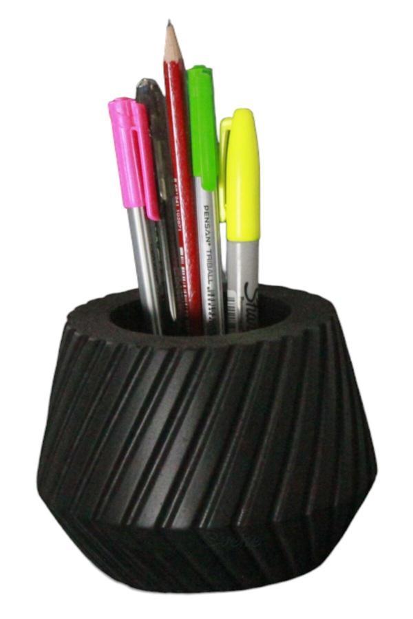 Kalemlik Siyah Renk Masa Kalemliği Organizer Kalemlik Model 21 - Image 1