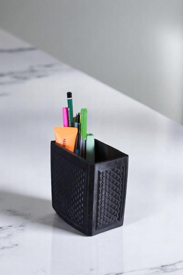 Kalemlik Masa Kalemliği Organizer Kalemlik Siyah Renk Model 92 - Image 1