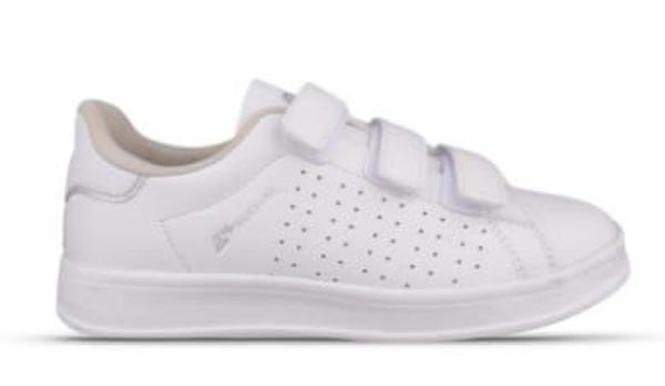 MP 251-2625 Beyaz Unisex Cırtlı Spor Ayakkabı - Image 1