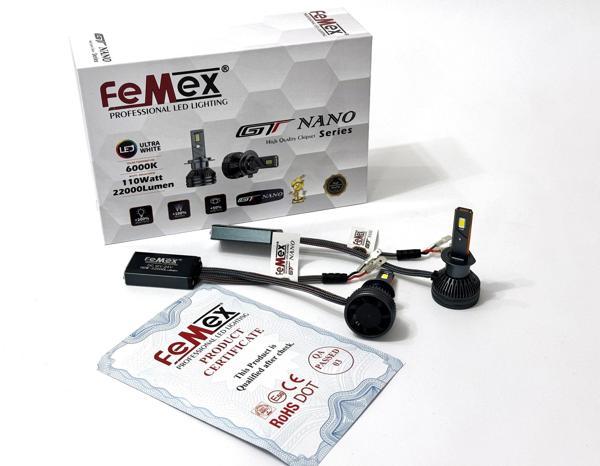 FEMEX GT NANO Pro Csp LEXTAR H1 Led Xenon Led Headlight - Image 1