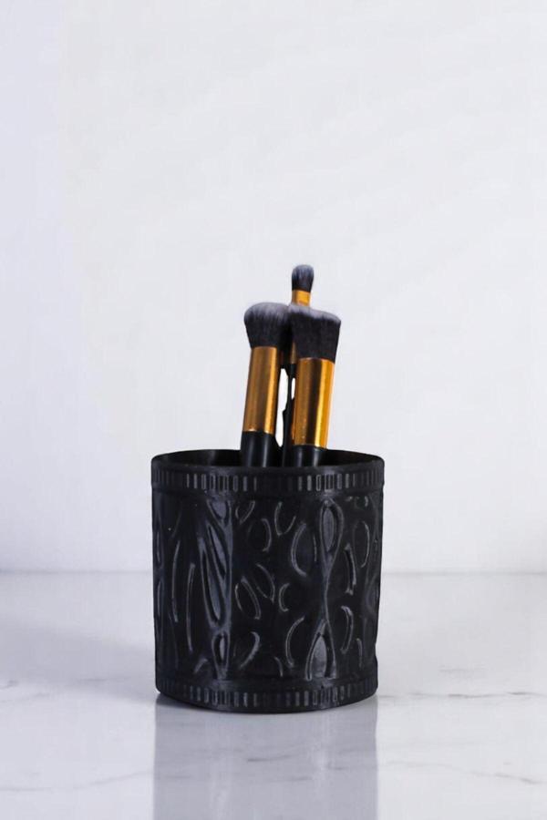 Makyaj Organizeri Makyaj Fırçalığı Makyaj Organizer Düzenleyici Siyah Renk Model 76 - Image 1