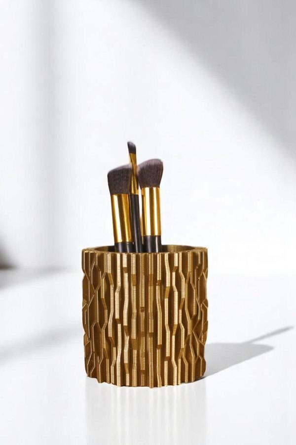 Makyaj Organizeri Makyaj Fırçalığı Makyaj Organizer Düzenleyici Beyaz Renk Model 78 - Image 1