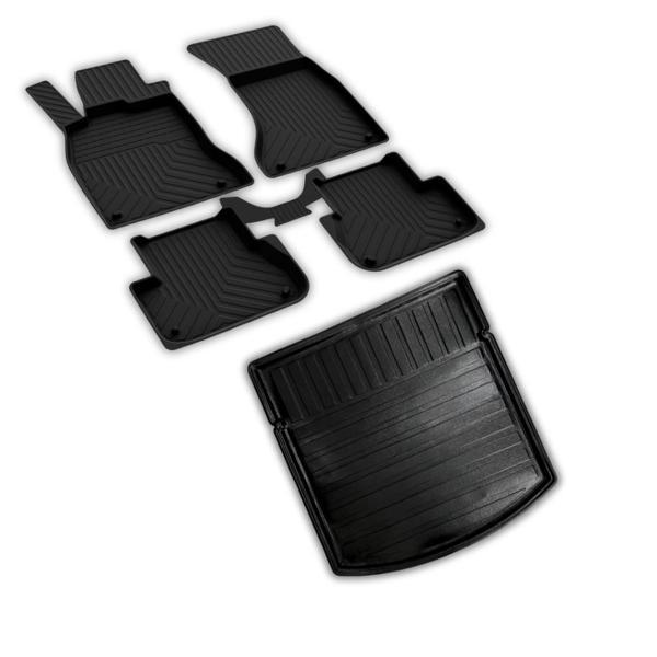 Audi A4 (B9) Ferrous 4D Paspas  ve 3D Bagaj Havuzu 2016 2019 - Image 1