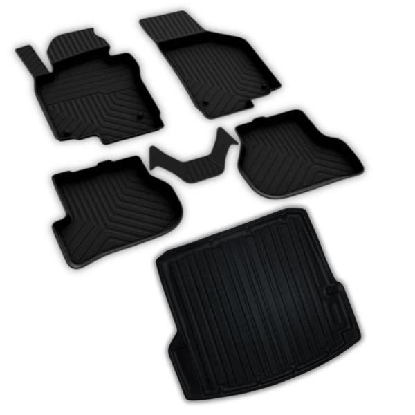 Skoda Octavia Ferrous 4D Paspas ve 3D Bagaj Havuzu 2008 2012 - Image 1