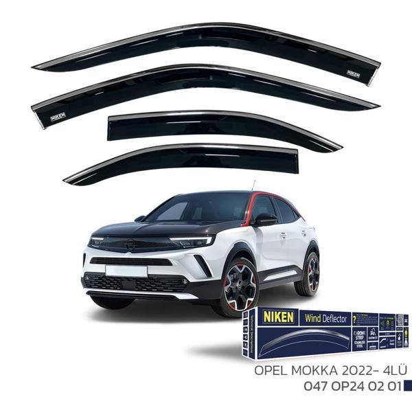 Opel Mokka Niken Kromlu Cam Rüzgarlığı 4lü Set 2022 ve Üstü - Image 1