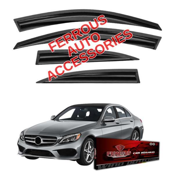 Mercedes C Serisi W205 Ferrous Cam Rüzgarlığı 4lü Set 2014 ve Üstü - Image 1