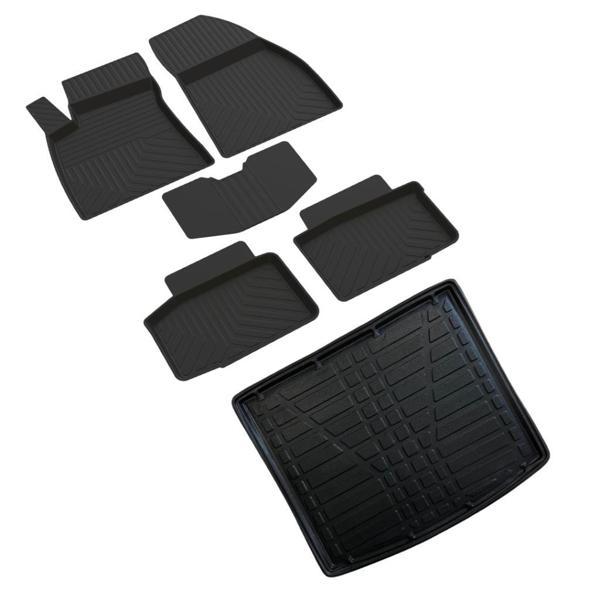 Renault Duster 4x2 Hybrit Ferrous 4D Havuzlu Kauçuk Paspas ve ÜST 3D Bagaj Havuzu 2024 ve Üstü - Image 1