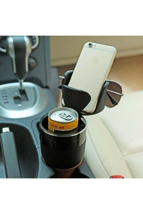 Autowise Fonksiyonel Araç Içi Bardaklık Oto Bardak Tutucu 4'Lü Bardaklık - Image 1