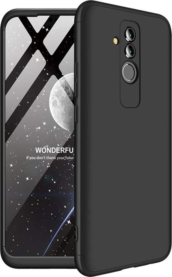 Microsonic Huawei Mate 20 Lite Kılıf Double Dip 360 Protective Siyah - Image 1