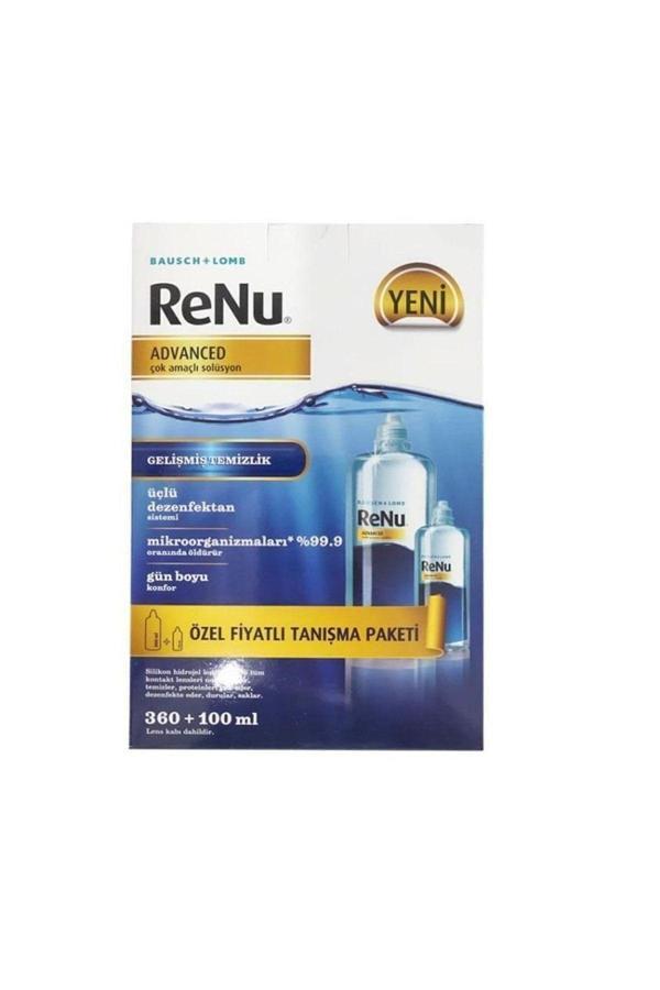 Bausch Lomb Renu Advanced Lens Solüsyonu 360 Ml + 100 Ml Set - Image 1