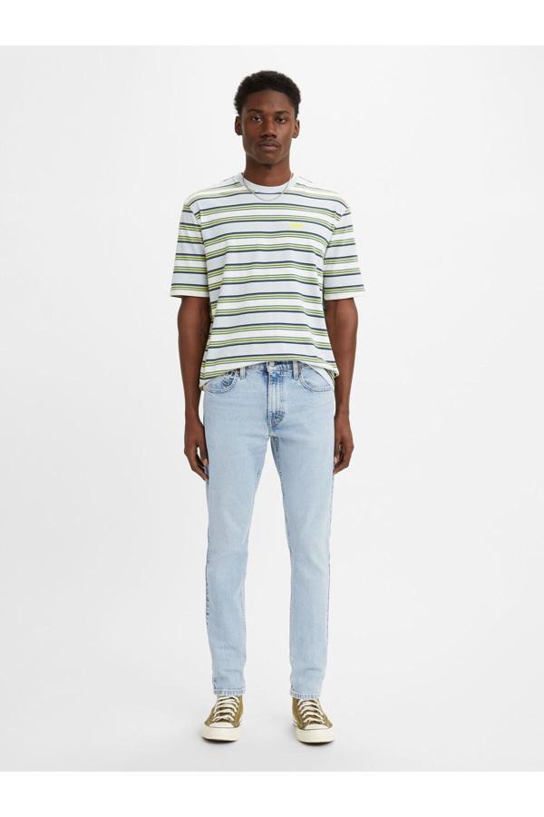 LSE 512 SLIM TAPER ERKEK MAVİ JEAN PANTOLON A2087-0012 - Image 1