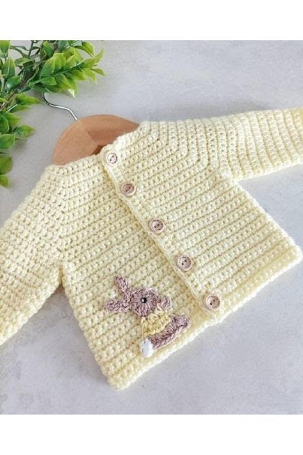 Hobilanka Tavşan Motifli Çocuk Ceketi - Image 1