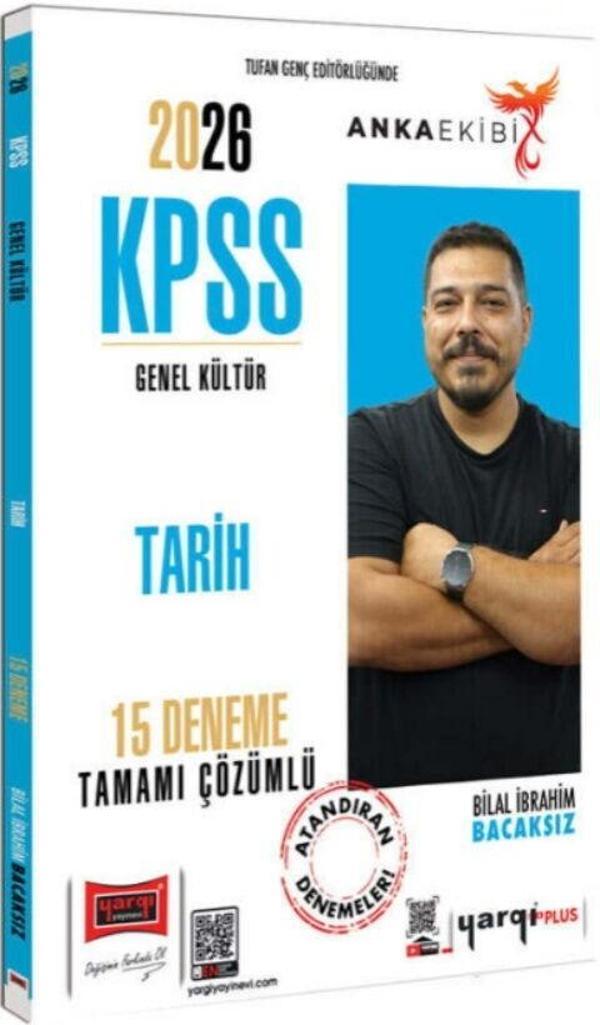 2026 KPSS Genel Kültür Anka Ekibi Tarih Tamamı Çözümlü 15 Deneme Yargı Yayınları - Yargı Yayınları - Image 1