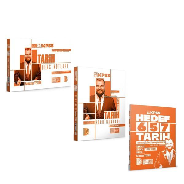 Benim Hocam 2026 KPSS Tarih Fulleten Set 3 Kitap - Benim Hocam Yayınları - Image 1
