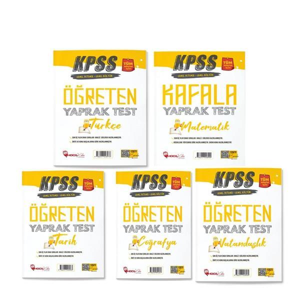 Hoca Kafası KPSS Öğreten Yaprak Test Seti 5 Kitap - Hoca Kafası Yayınları - Image 1