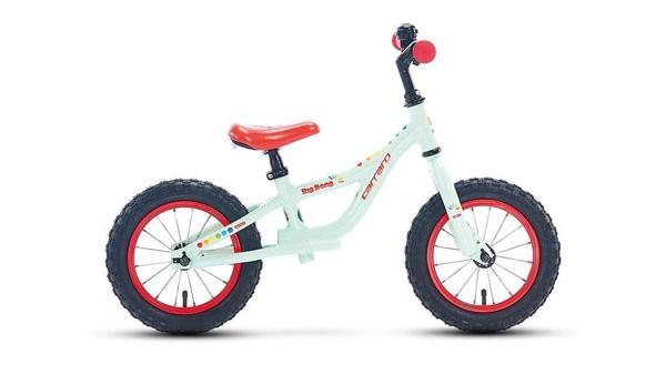 CARRARO BIG BANG UNISEX DENGE BİSİKLETİ 180H 12 JANT YEŞİL KIRMIZI - Image 1